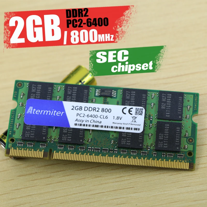Оперативная память для ноутбука 8 ГБ 4 Гб 2 1 4G PC2 PC3 DDR2 DDR3 667 МГц 800 1333 Гц 1600 5300S 6400 8500