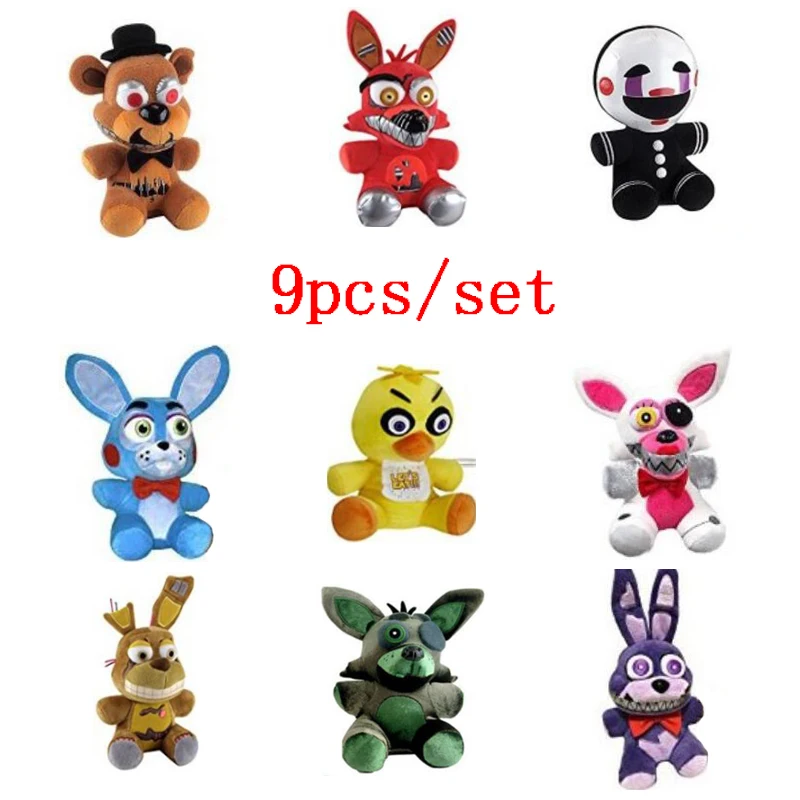 Новинка Five Nights At Freddy 4 FNAF Золотая лисица Фредди Бонни и Чика Плюшевые игрушки