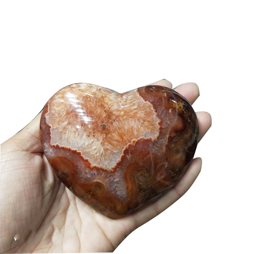 

Натуральные резная вручную Агатовые кристаллы в форме сердца, хрустальные ремесла, Исцеляющие кристаллы рейки, вы получите такие же, как на ...