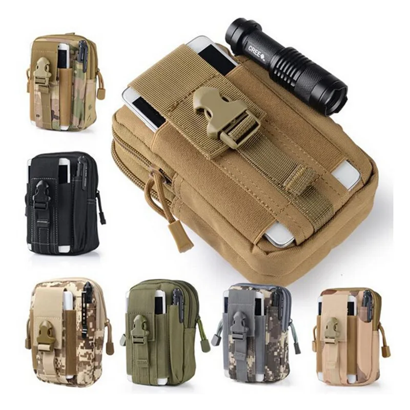 1000D Тактический Удар MOLLE прочный мобильный телефон чехол EDC Molle сумка для