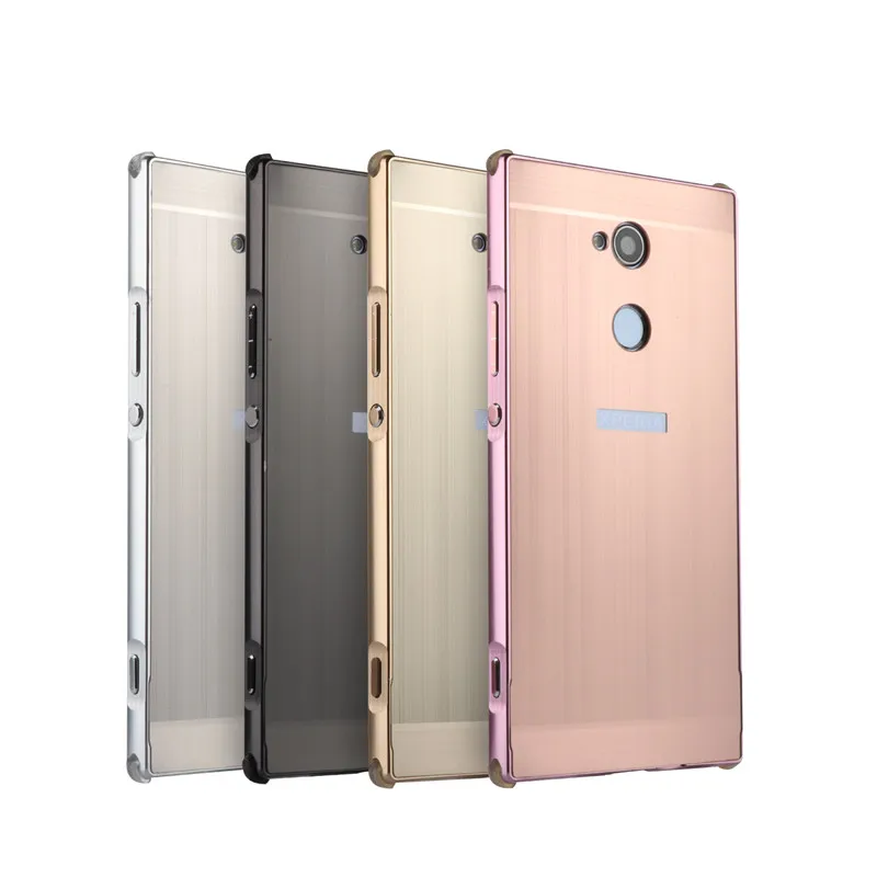 Для sony XA2 Ультра чехол алюминиевая металлическая рамка с матовой задней крышкой