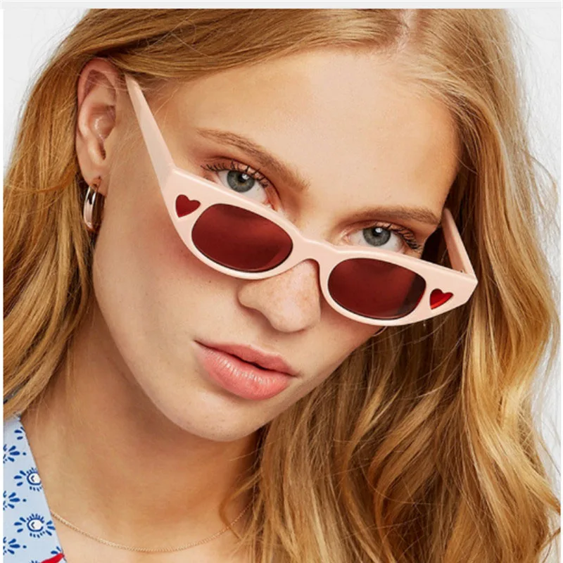 Женские солнцезащитные очки в стиле ретро Lunette Soleil Femme модные с изображением