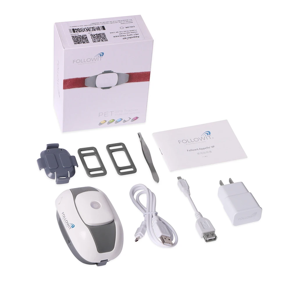 Pet GPS Tracker собаки appello 4 P GSM трекер Водонепроницаемый IPX-65 380 мАч + 6000 Батарея жизни