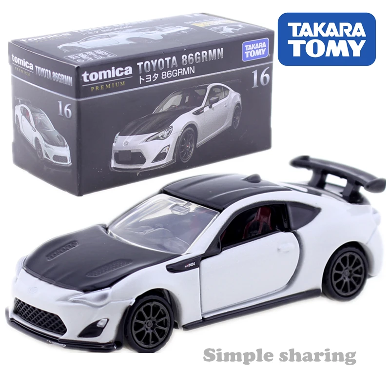 TAKARA Tomy Tomica Premium 16 TOYOTA 86GRMN модель 1:60 миниатюрная литая машина Pop крем Детские куклы