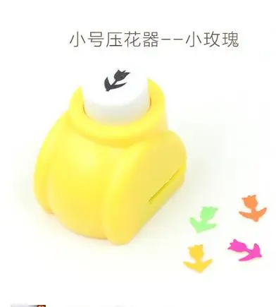 Tulip Скрапбукинговые Пробойники ручной резак для открыток Ситцевая Печать Цветок бумага для рукоделия пробойник Дырокол Embosser DIY игрушки 1-15 стилей - Цвет: Tulip