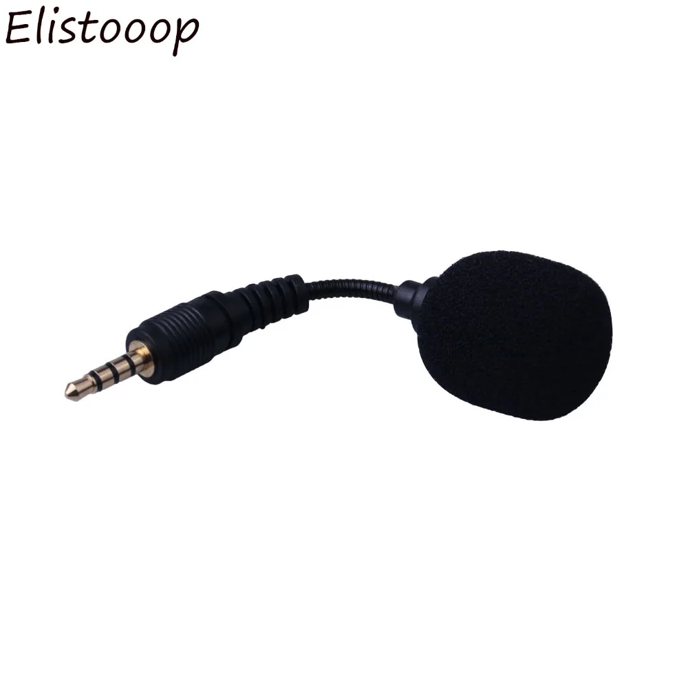 Elistooop Мини Гибкий микрофон с разъемом 3 5 мм новый для мобильный телефон ПК