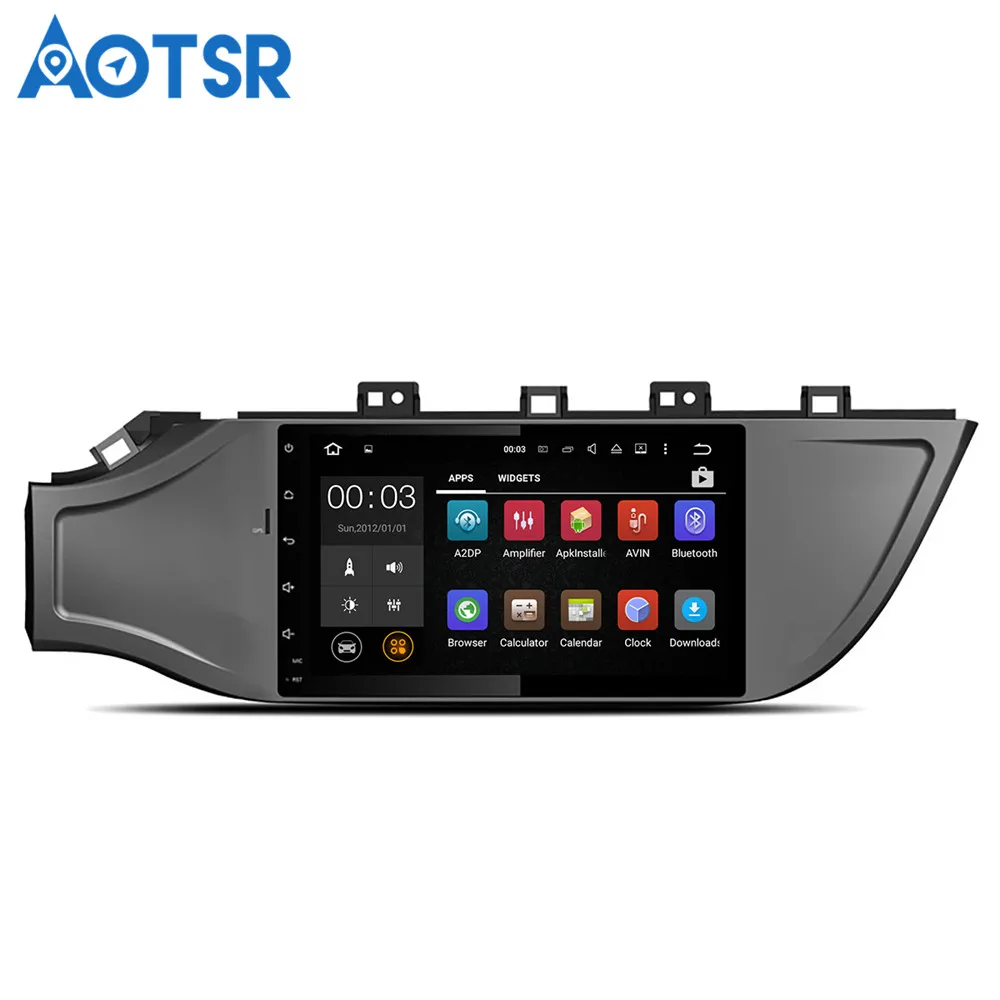 Автомобильный GPS навигатор Aotsr Android 8 0 без DVD плеера головное устройство для KIA Rio 2017