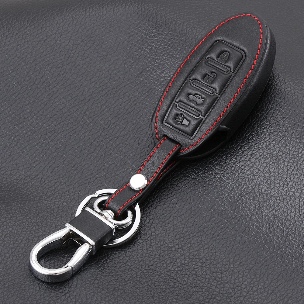 Чехол для брелка с ключом из натуральной кожи защитный чехол infiniti G25 G37 JX35 Q50 Q60 Q60s