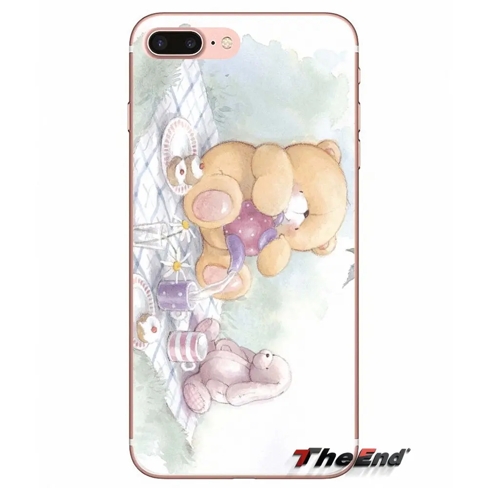 For Huawei G7 G8 P7 P8 P9 Lite Honor 4C 5X 5C 6X Mate 7 8 9 Y3 Y5 Y6 II 2 Pro 2017 Accessories Phone Covers Forever Friends Bear | Мобильные