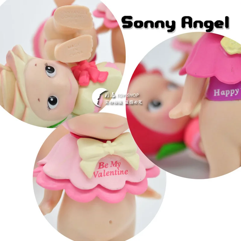 6 шт./партия Kewpie кукла-сыночек фигуры ангелов игрушка милая пара Роза серия Sonny Angel фигурка кукла из ПВХ игрушки