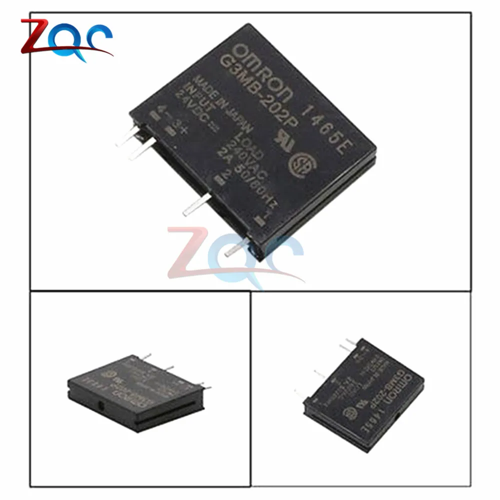 G3MB 202P 24V DC AC PCB SSR в Out 240V 2A твердотельный релейный модуль|Реле| |