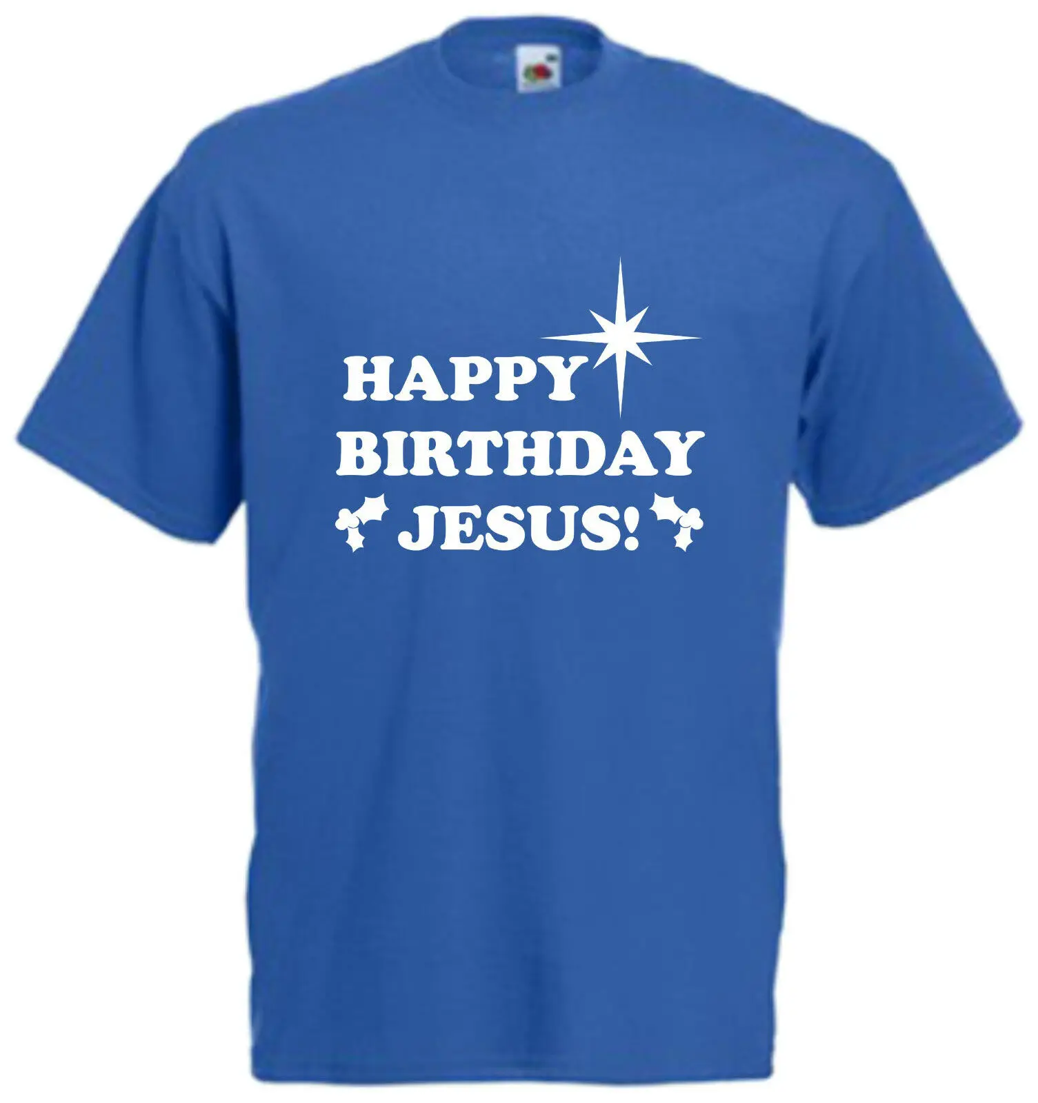 Веселая Рождественская футболка с надписью Happy Birthday JESUS Christmas | Мужская одежда