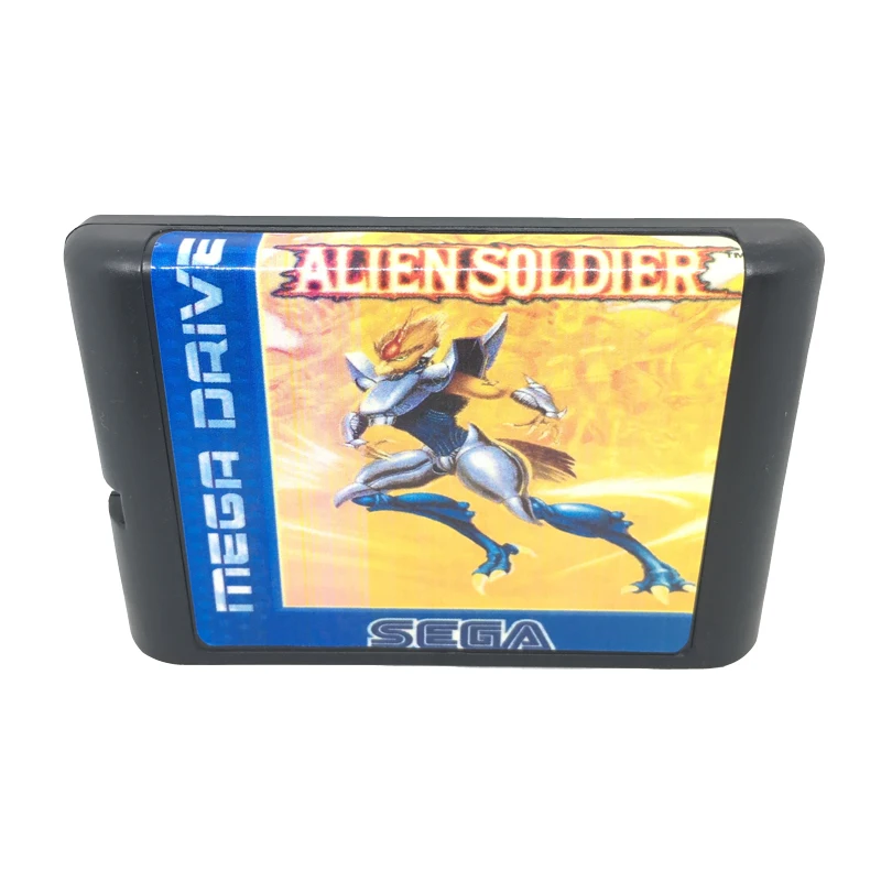 Картридж Alien Soldier для 16 битной игровой карты Sega Mega Drive / Genesis System EUR/USA|Картриджи| |
