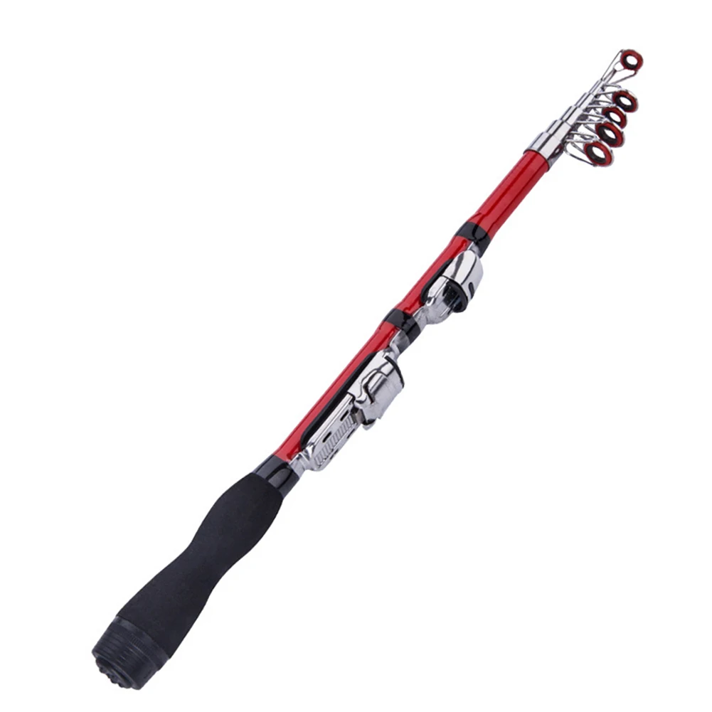 Newly High Quality Portable Telescopic Fishing Pole Small Size Hard Rod for Sea Lake C55K Sale | Спорт и развлечения