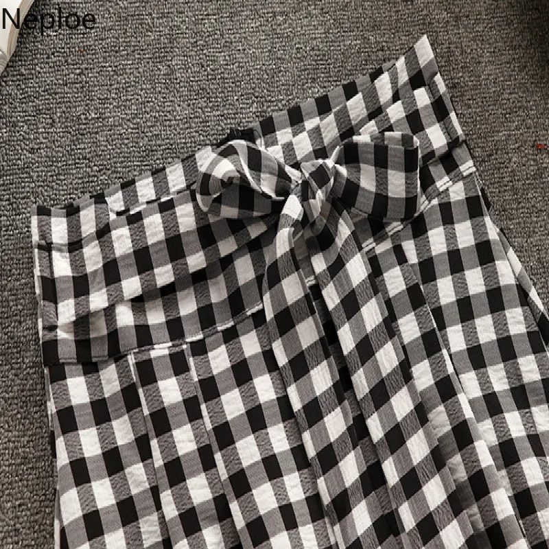 Neploe/женский комплект из 2 предметов весна 2019 свободная однотонная блузка с