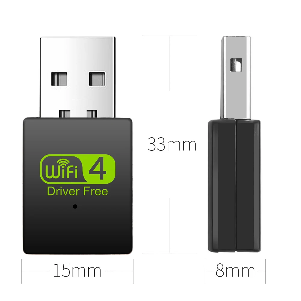 USB Wi-Fi адаптер Ethernet сетевой карты 300 Мбит/с 2 4 ГГц ПК антенна приемник AC модем