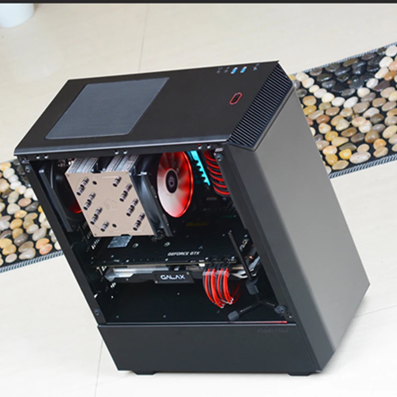 PHANTEKS P300 RGB ATX компьютерный корпус(RGB светильник управления/Поддержка 280 водяного охлаждения/отключения звука/пыли/независимый провод склад