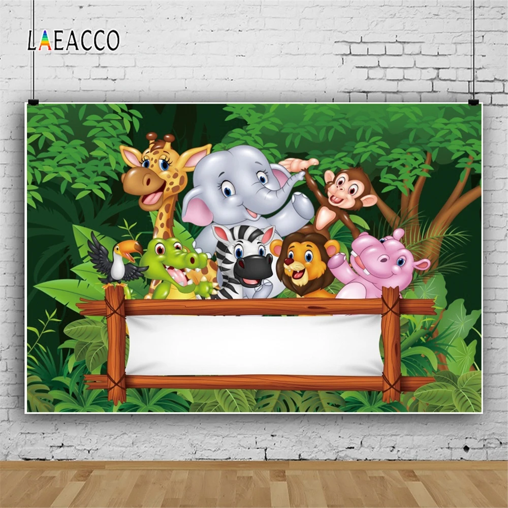 Laeacco сказочные лесные животные детские Персонализированные фотообои для