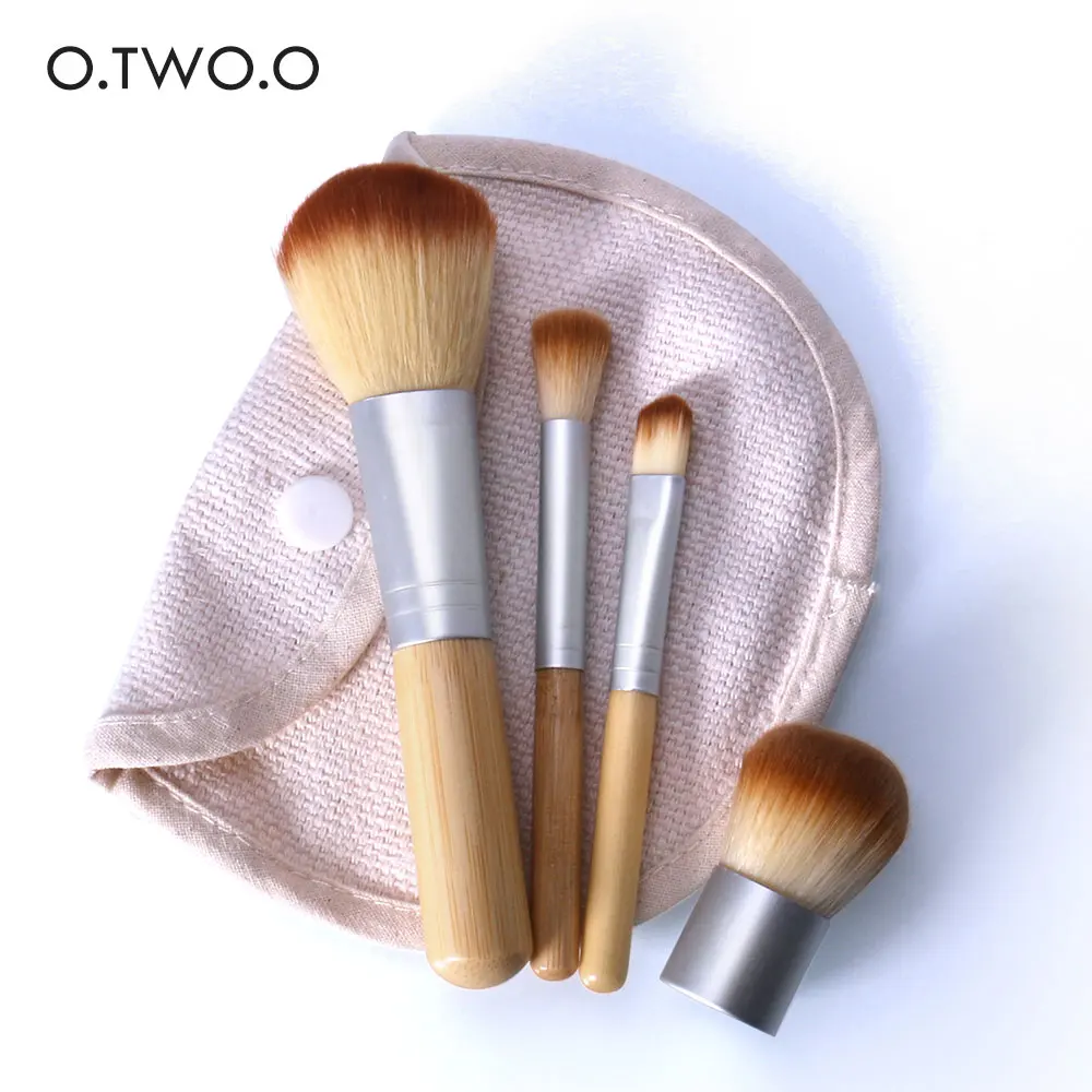 Бамбуковая кисть O.TW O.O 4 шт./лот для основы кисти макияжа косметическая лица пудры