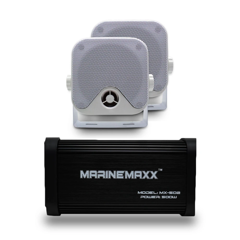 4 канальный морской Bluetooth мотоусилитель звука мощностью 500 Вт лодка USB MP3 стерео + 3