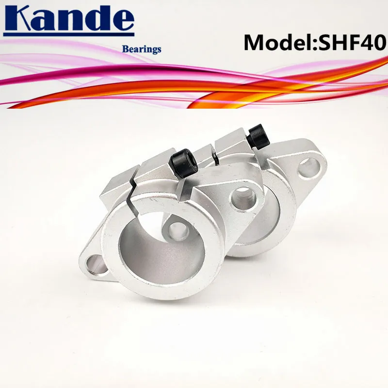 Подшипники Kande 2 шт. SHF40 40 мм Опора стержня подшипника круглый прямой стержень