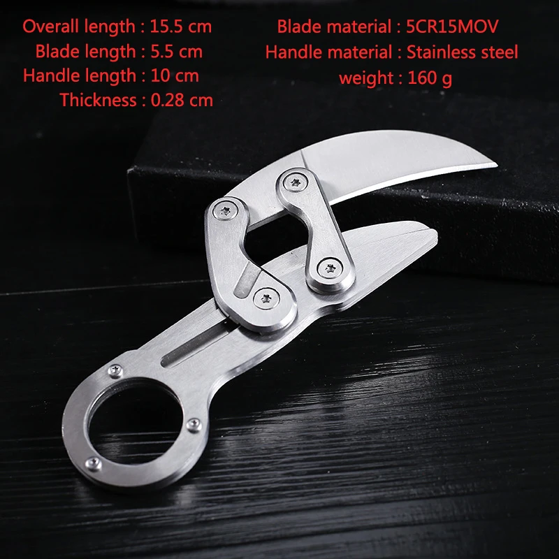 Карманный нож для выживания karambit cs go ganzo металлическая ручка складные ранцы faca