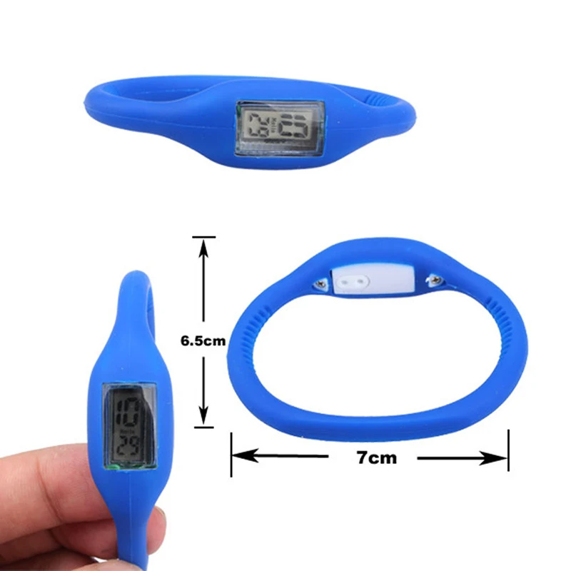 Новые силиконовые цифровые часы унисекс Анион отрицательные ионы мужские