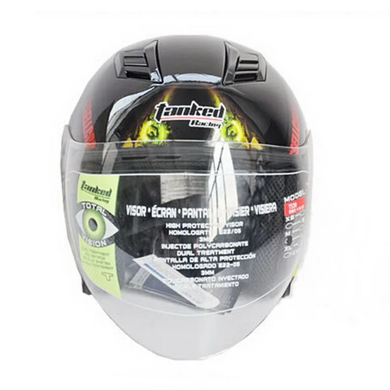 

2019 New Tanked Racing half face motorcycle helmet male and female motorbike electric bicycle racing helmets half cover ABS