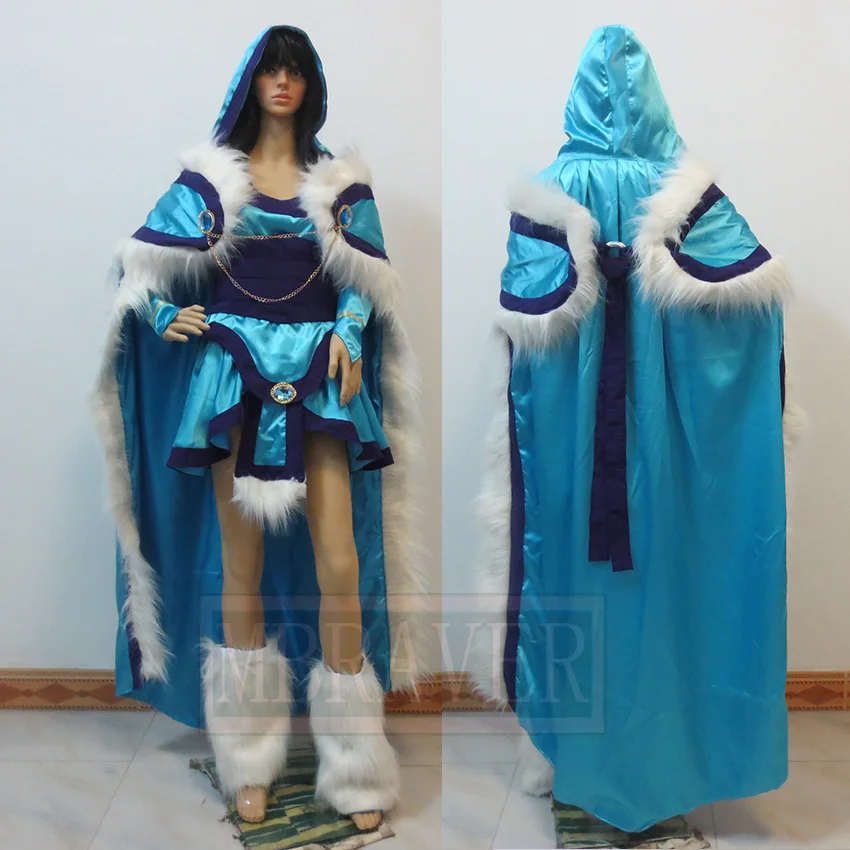 Новый костюм для косплея девушки Dota 2 Crystal Maiden на заказ|cosplay costume|custom cosplay costumecostume |