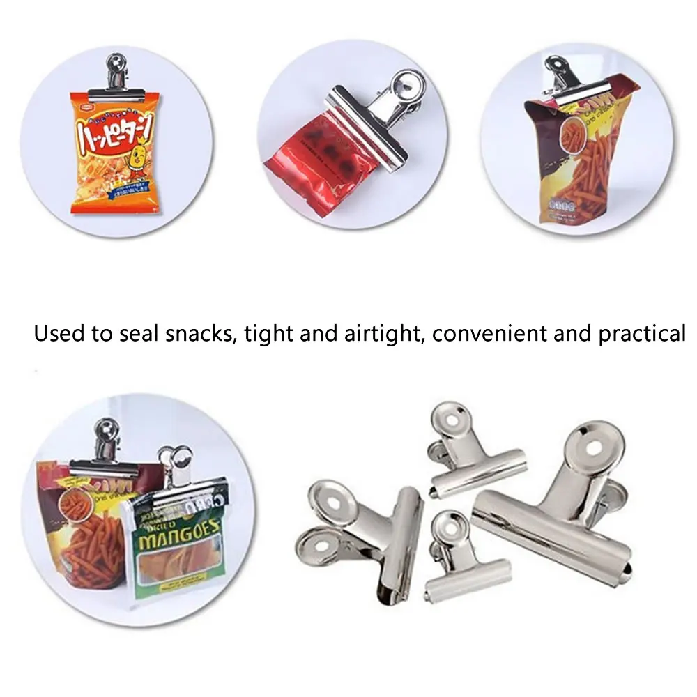 Металлические круглые зажимы для бумаг 31 мм герметизирующий зажим документов