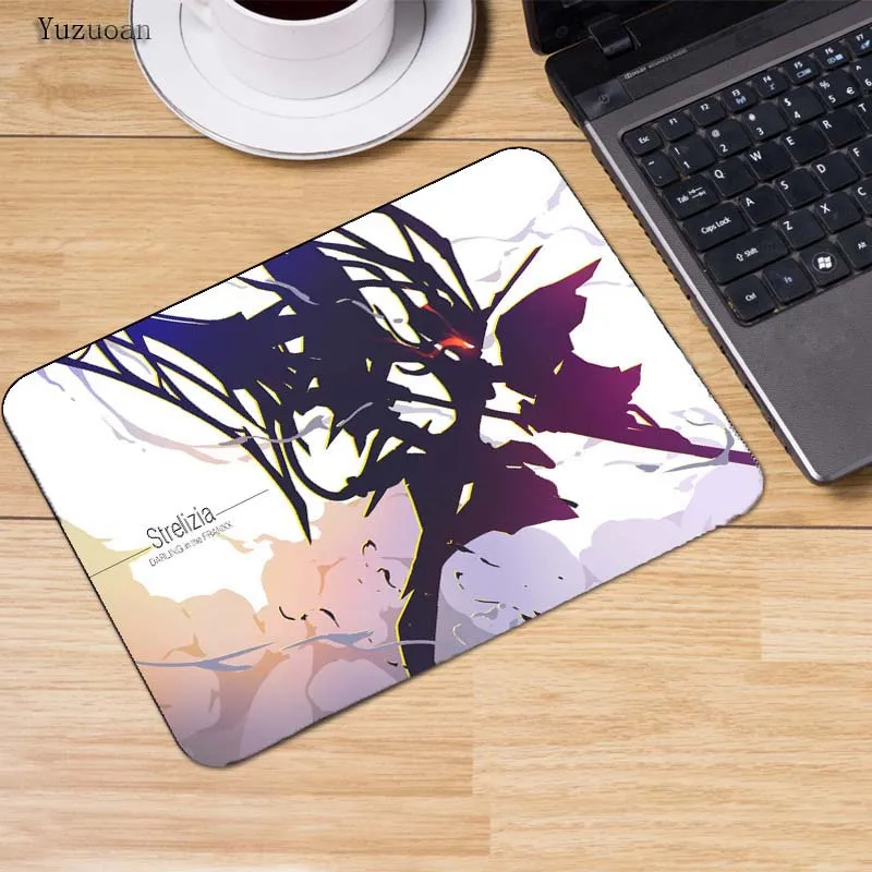 Yuzuoan Zero Two Darling in the FranXX маленький игровой коврик для мыши из аниме компьютерный