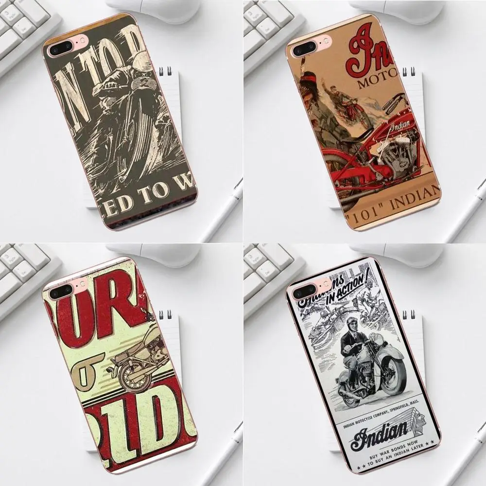 Для iPhone 4 4S 5 5C SE 6 6S 7 8 Plus X XS Max XR Galaxy A3 A5 J1 J3 J5 J7 2017 Мягкий ТПУ модный мотоцикл Цитата Vtg