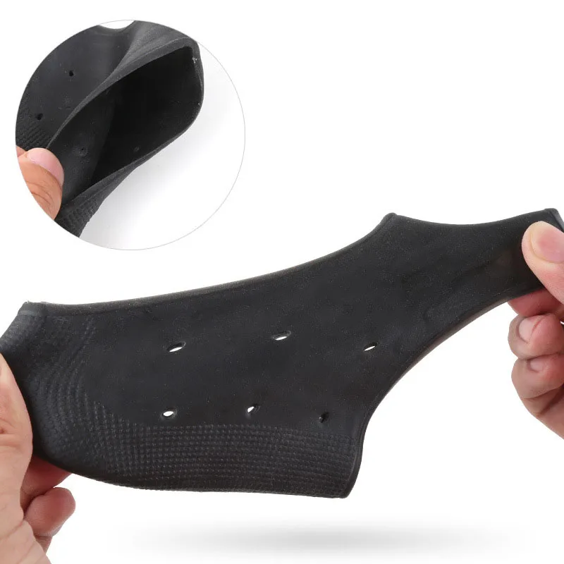 2 шт./пара новые силиконовые Увлажняющие гелевые пятки носки анти-скольжение