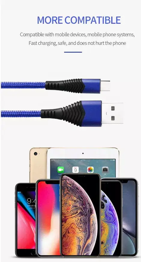 APPACS плетеный кабель USB C type C быстрое зарядное устройство Micro usb кабель для зарядки и передачи данных для samsung Galaxy S9 Plus S8+ для huawei