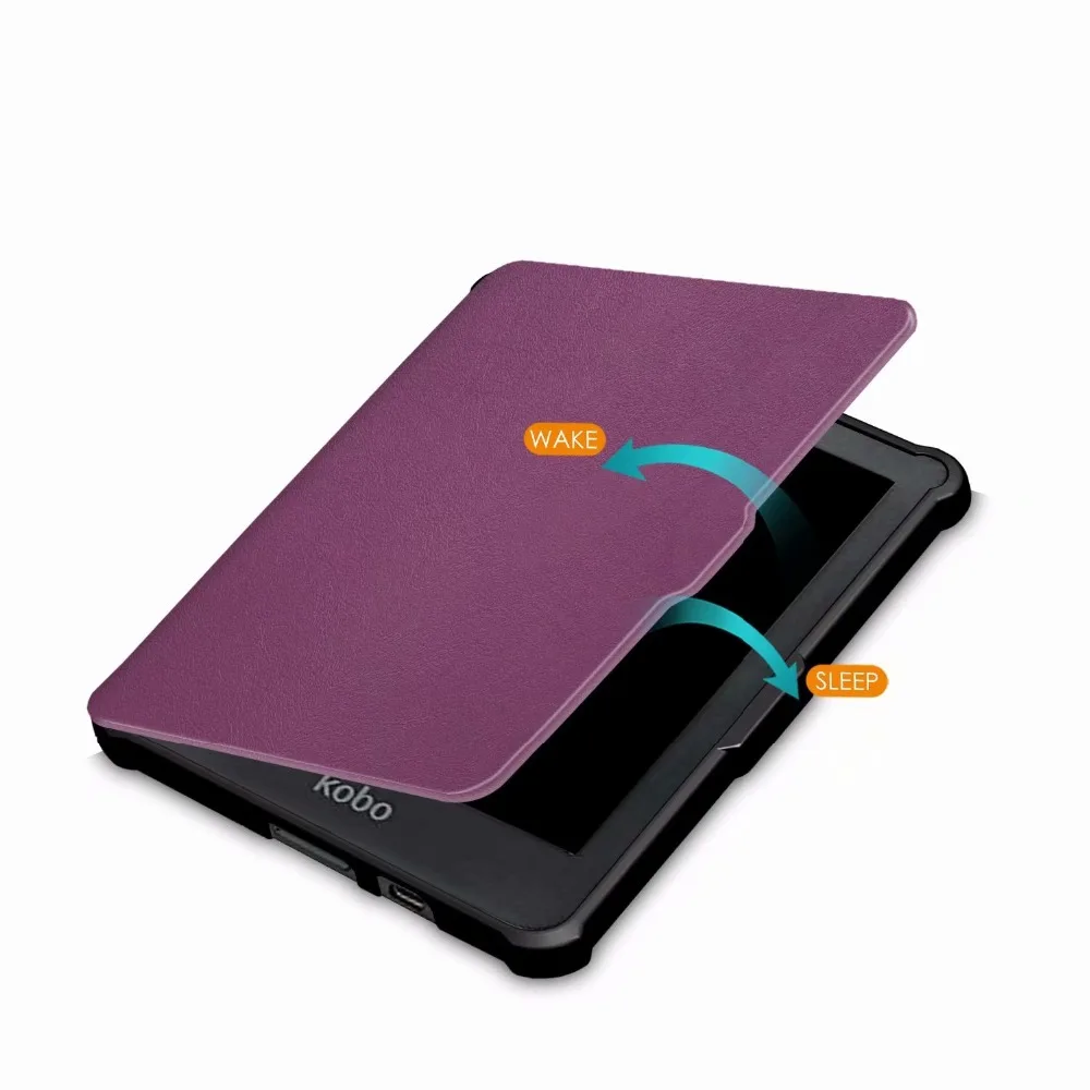 Чехол для Kobo Clear HD из искусственной кожи ТПУ Smart Wake Up Stand Cover For 6 ''чехол Обложка