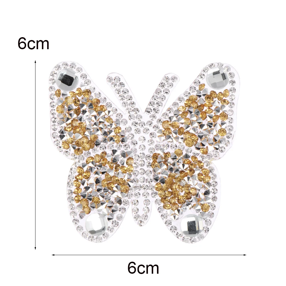 1 шт. наклейка с термофиксацией стразы аксессуары для одежды мотивы бабочки