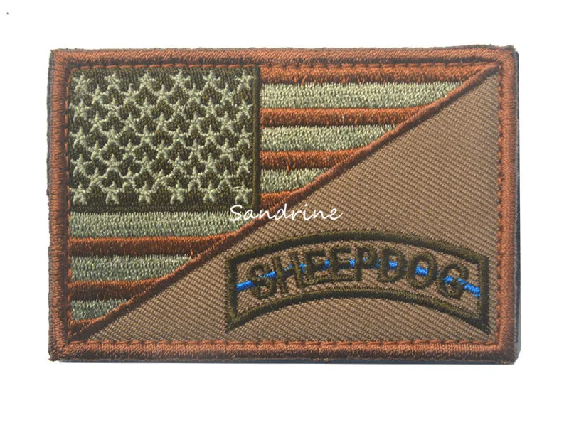 6 Model Dog Flag Sheepdog Tactical Patches Army Embroidery | Дом и сад