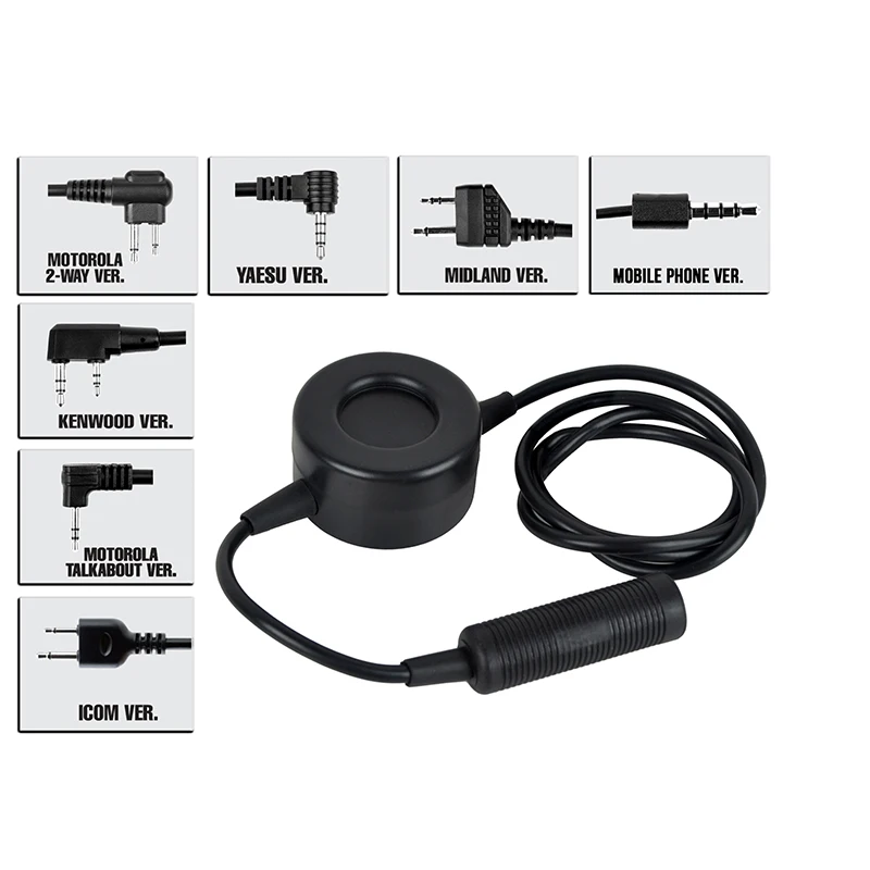 Z-tac Selex TASC1 Военная гарнитура Z028 Airsoftsports аксессуары TCI Softair Peltor тактическая гарнитура с Midland PTT Z114
