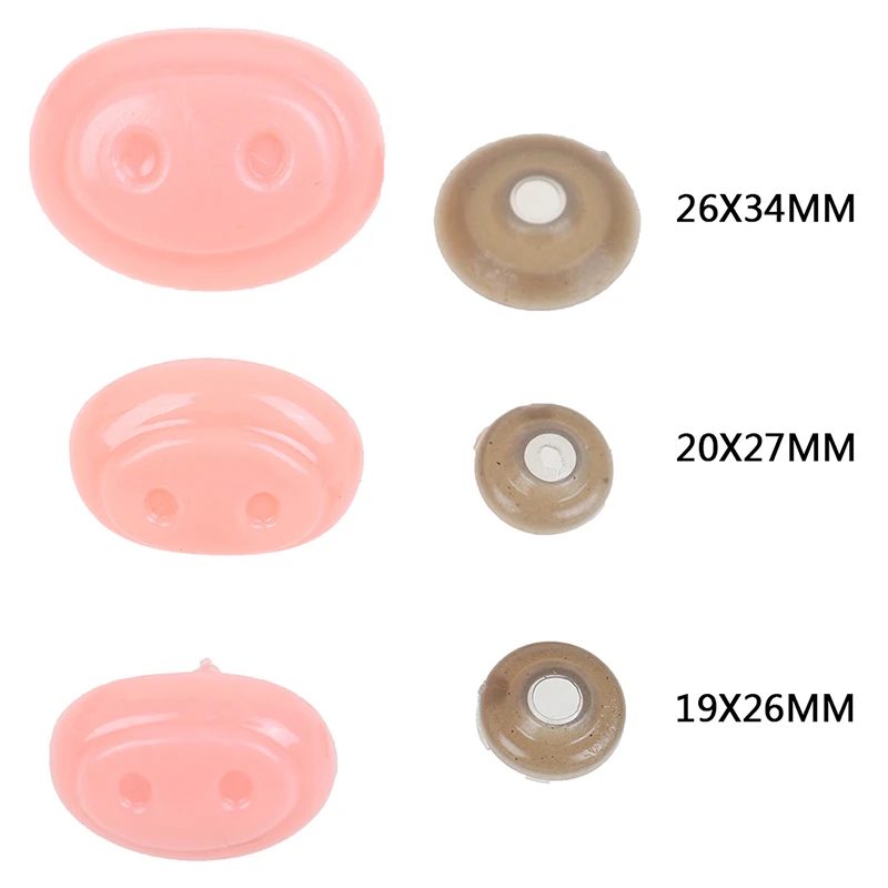 10 шт./пакет пластиковые набивные игрушки в виде носа застежка животное