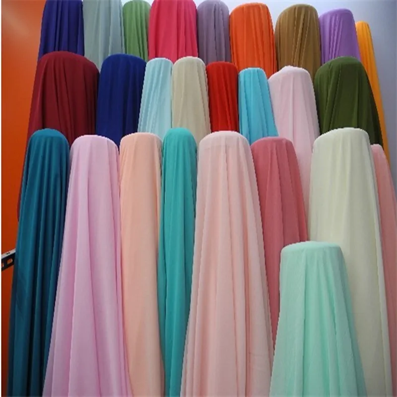 150 см ширина шифоновая ткань мягкая для шифонового платья блузка скит свадебная