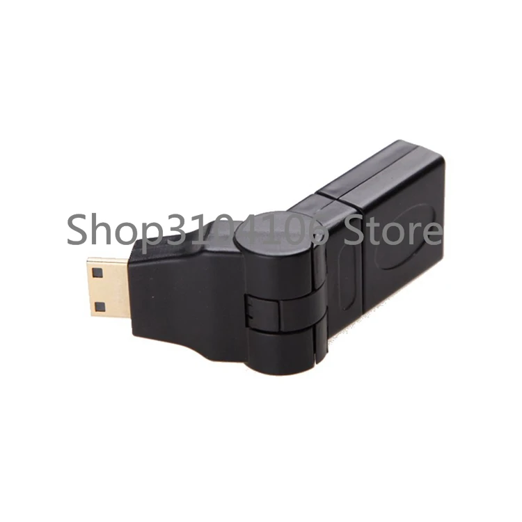 HDMI-совместимый кабельный переходник с разъемом 180 градусов 360 Mini HDMI типа C для A Female