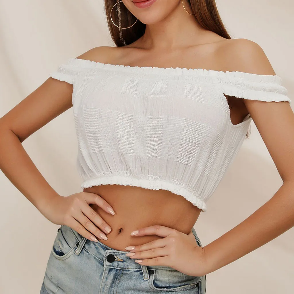 Womail, кружевной дизайн, Debardeur Femme, рукав, сплошной цвет, без рукавов, полиэстер, материал, о-образный вырез, летние сексуальные женские топы 19MAY07