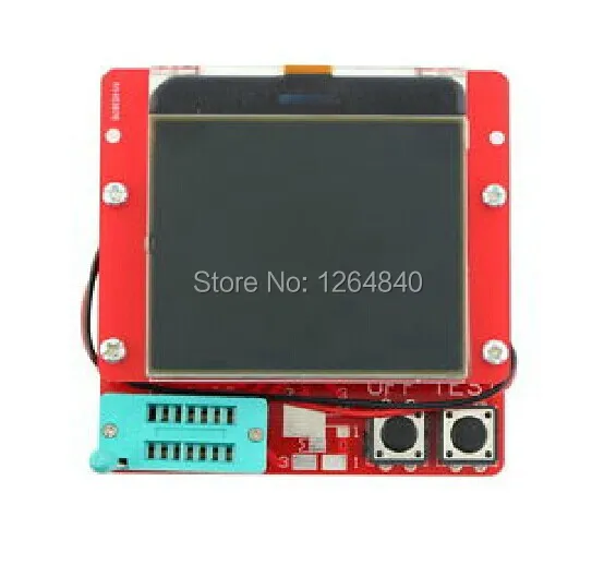 Free Shipping New 12864 LCD Transistor Tester Capacitance ESR Meter Diode Triode MOS NPN LCR | Электронные компоненты и