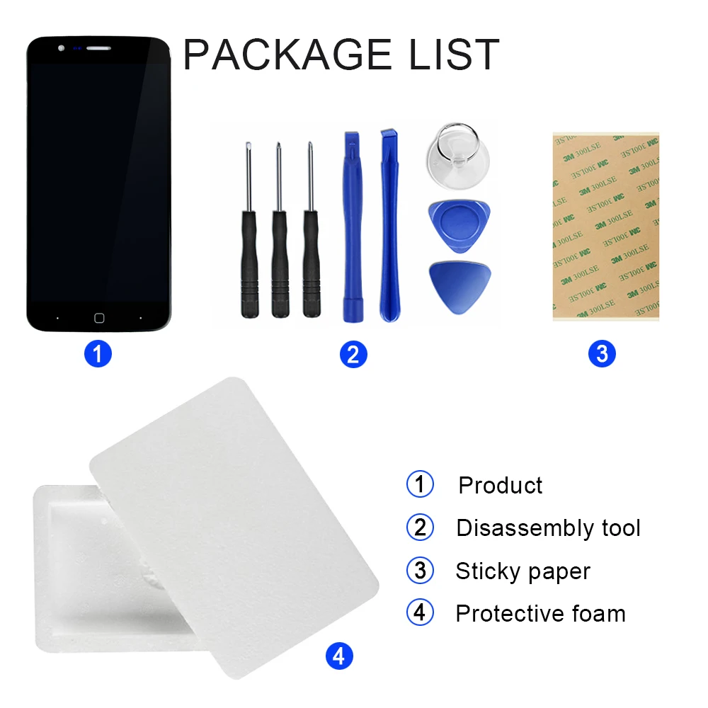 For Leagoo S8 LCD Display+Touch Screen Digitizer Repair Parts for Glass Panel Sensor With Tools |