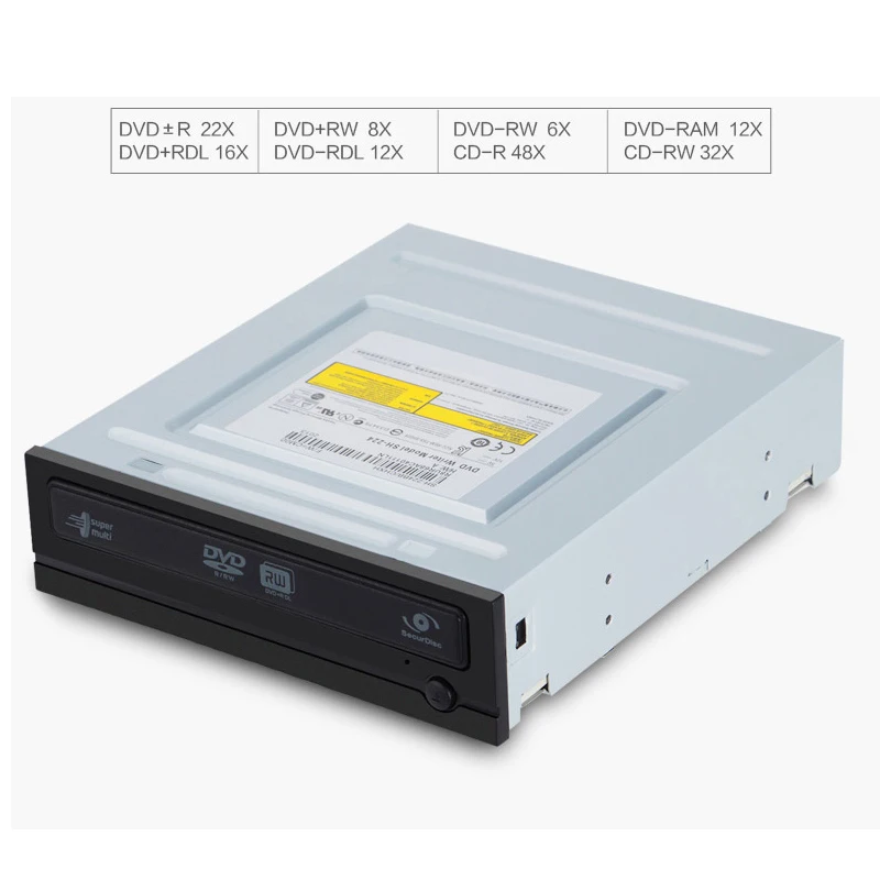 Универсальный Внутренний SATA Оптический привод для ASUS DELL HP ACER TOSHIBA LENOVO 24x DVD RW с