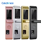 Умный электронный дверной замок без ключа, биометрический цифровой дверной замок с Bluetooth-управлением и отпечатком пальца