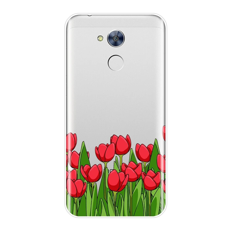 Чехол для телефона Huawei Honor 6 5A 4X 5X 6X 6A силиконовый мягкий чехол с цветочным принтом