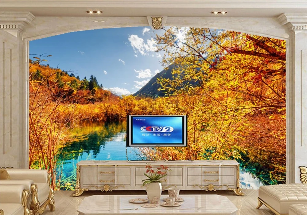 Обои для гостиной ТВ-фона дивана стены спальни ресторана 3d | Обустройство дома