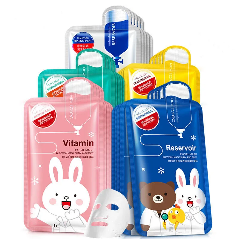 ROREC гиалуроновая кислота коллагеновая маска для лица увлажняющая против морщин