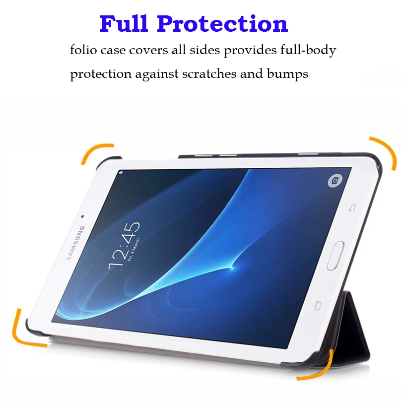 Флип чехол для Samsung Galaxy TAB A 7 T280 T285 защитная подставка дюймового планшета из